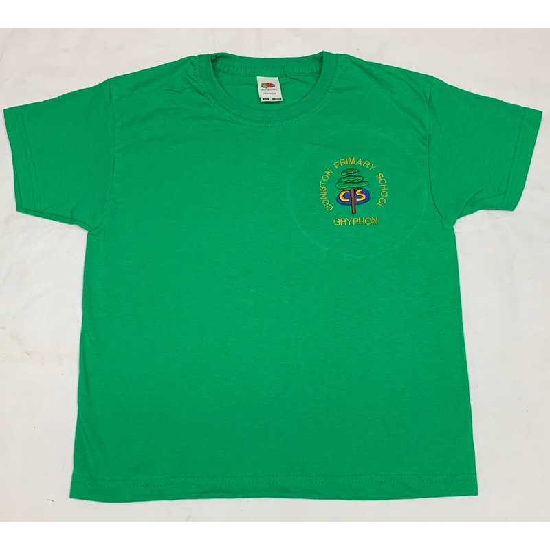 House T-Shirt (CPS)|3-4 (24-26″)|Age 5-6 (26-28″)|Age 7-8 (30″)|Age 9-11 (32″)|Age 12-13 (34″)|Senior 36″|Senior 38″|Senior 40″|Senior 42″|Gryphon (Green)|Centaur (Yellow)|Pegasus (Blue)|Phoenix (Red)