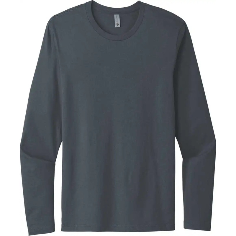 Next Level Apparel NL3601 Cotton Long Sleeve Tee – Indigo