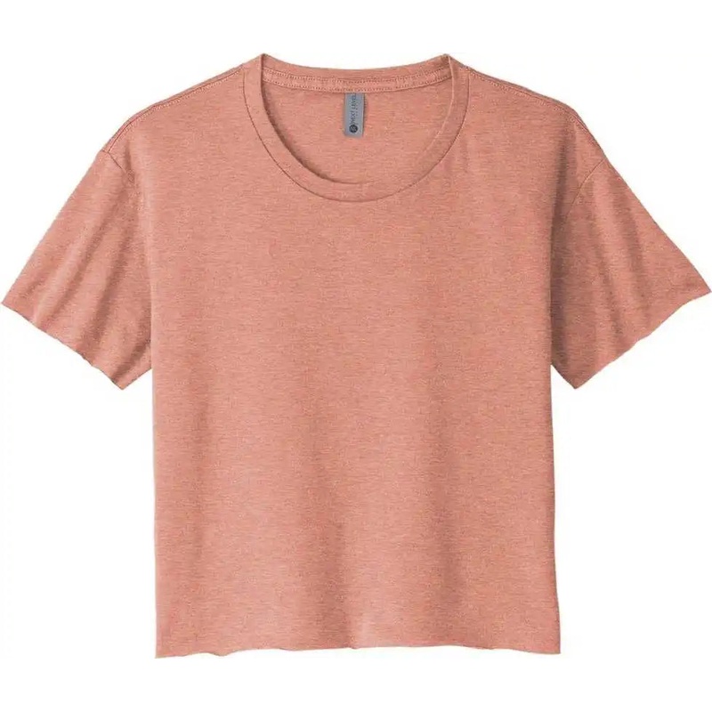 Next Level Apparel NL5080 Women’s Festival Cali Crop Tee – Desert Pink