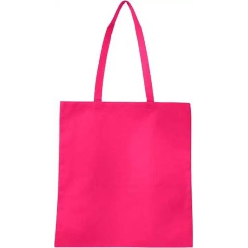 Q-Tees Q126300 Non-Woven Tote Bag – Hot Pink