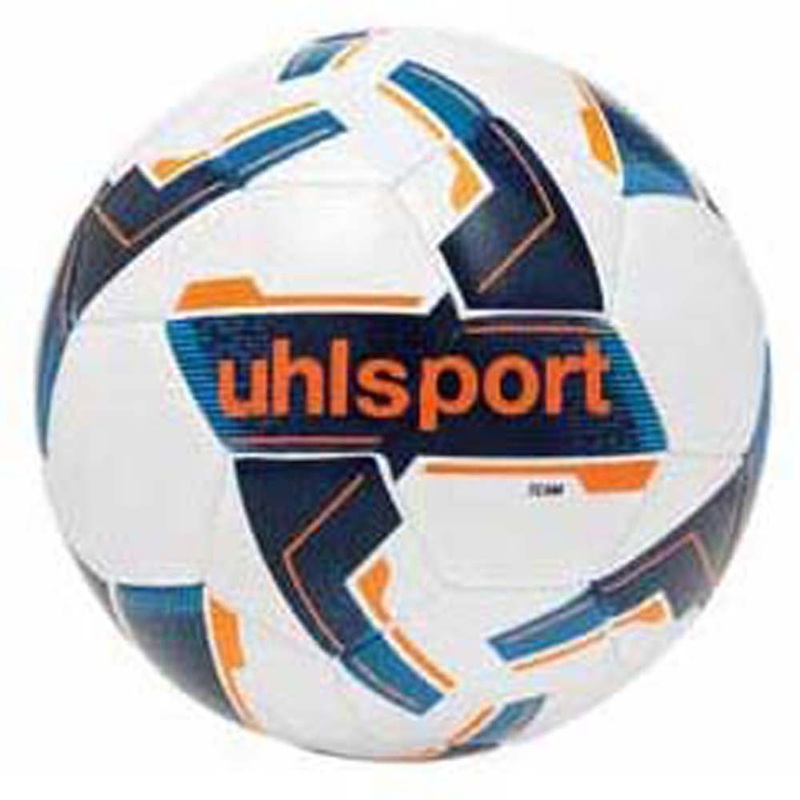 Uhlsport Team Football (PK10)|4|5|White/Navy/Yellow|White/Navy/Orange