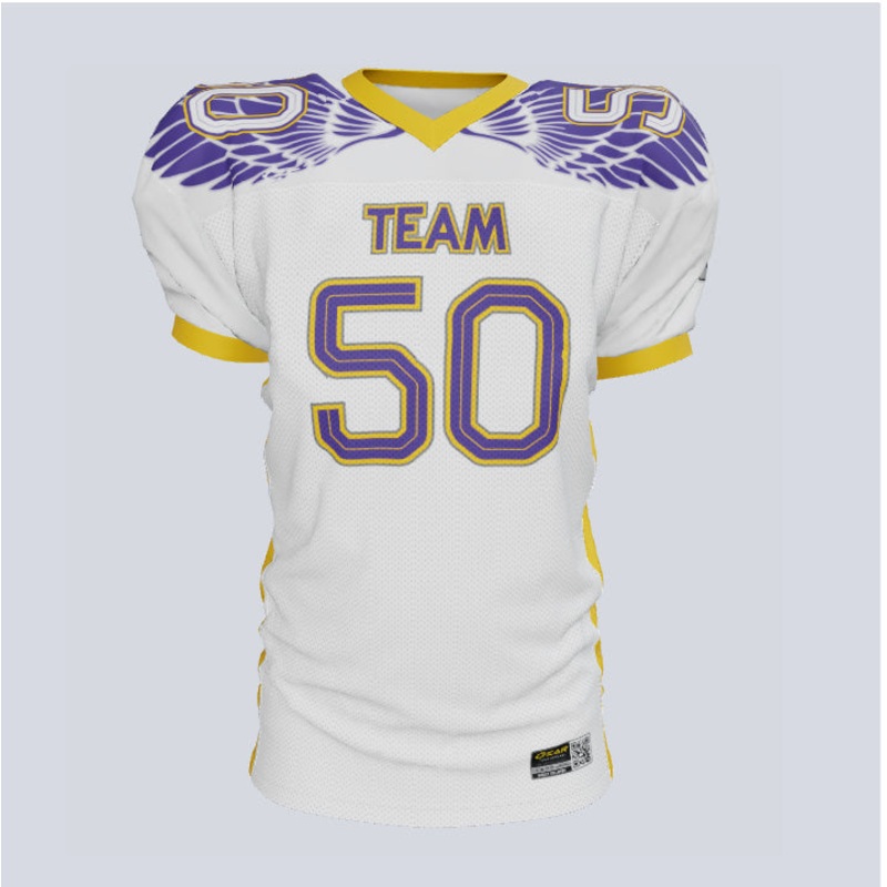 Custom Hawk Wing Loose-Fit Football Jersey