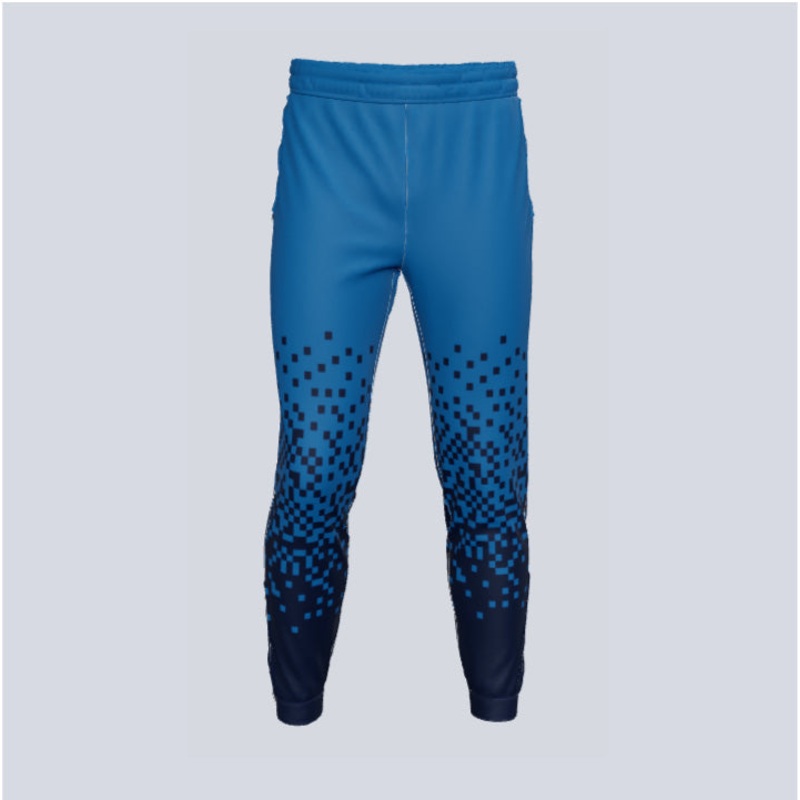 Custom Pixel-Fade Track Pant w/Ankle Zips