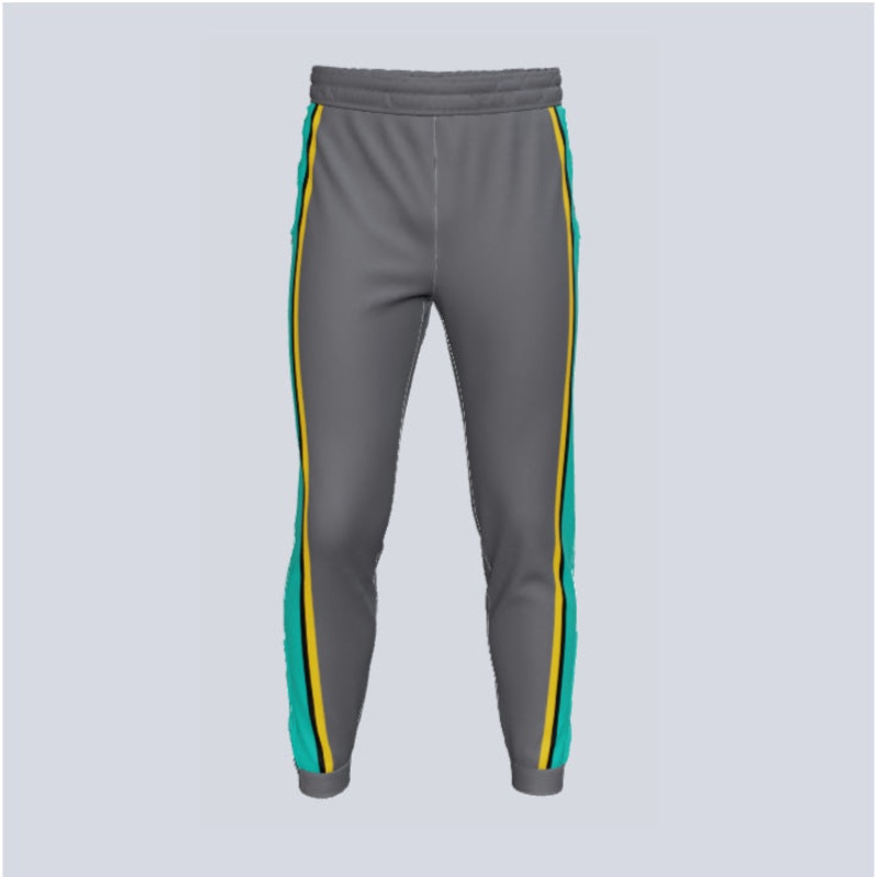 Custom Wide Stripe Track Pant w/Ankle Zips