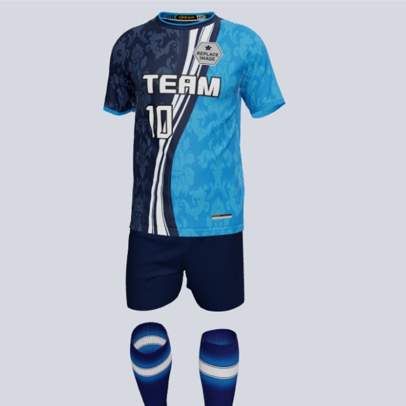 Premium Aurora Custom Soccer Uniform w/Custom Socks