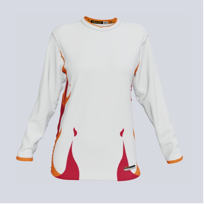 Unisex Fire Long Sleeve Jersey