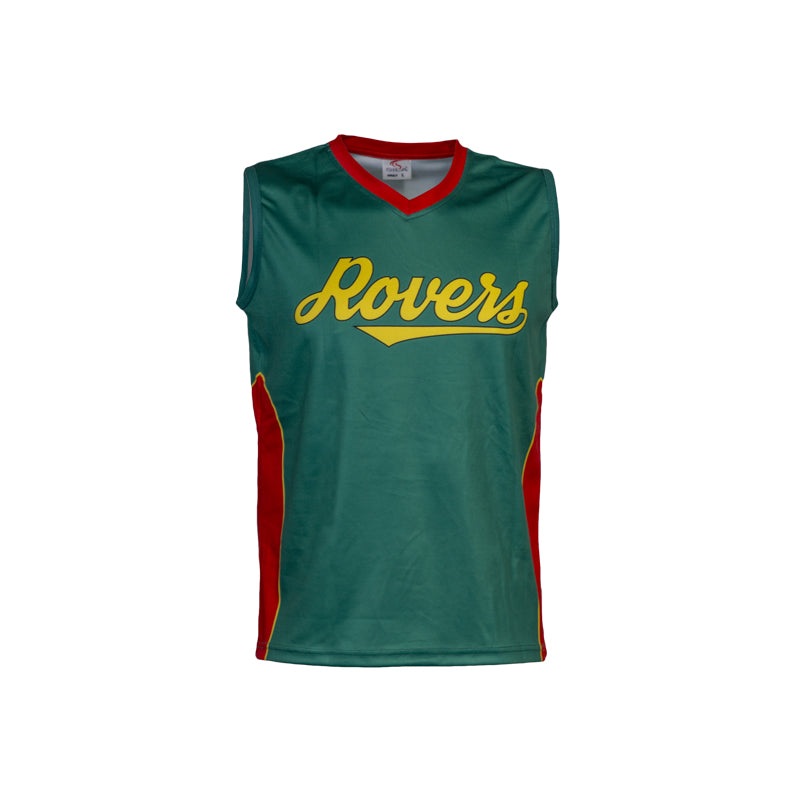 Rovers Sublimated Softball & Baseball ‘Singlet V-Neck’ Men’s Jersey