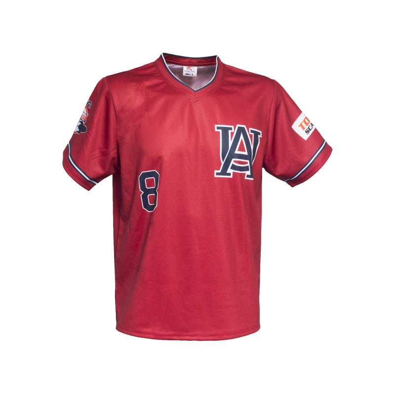 Auckland United Sublimated Softball & Baseball ‘V-Neck’ Men’s Jersey