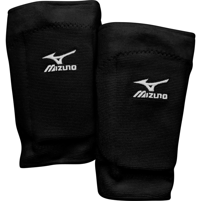 MIZUNO T-10 KNEEPADS|YOUTH ONE SIZE|ADULT ONE SIZE|BLACK|WHITE