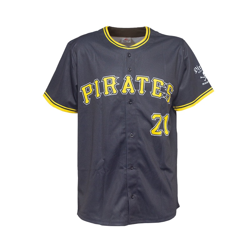 Pirates Sublimated Softball & Baseball ‘Full-Button’ Men’s Jersey