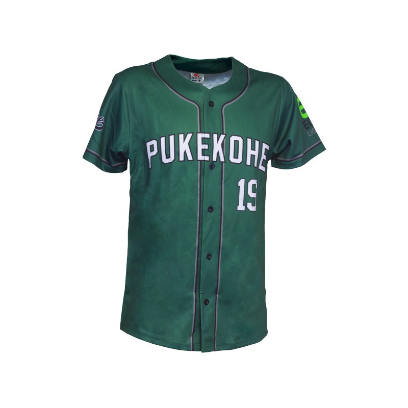 Pukekohe (Variation 1) Sublimated Softball & Baseball ‘Full-Button’ Men’s Jersey