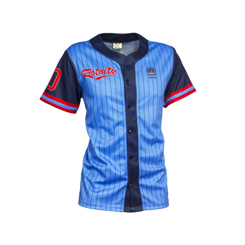 Rotoiti Softball & Baseball ‘Full-Button’ Men’s Jersey