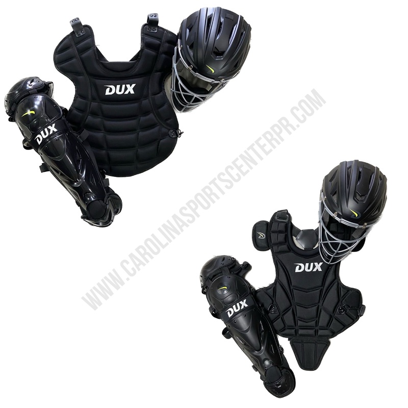 DUX SPORTS ARX CATCHERS GEAR|YOUTH (9-12)|INT (12-15)|BLACK