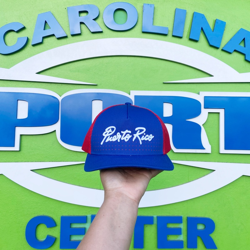 PUERTO RICO 3-D 105P SANPBACK|Royal/Red