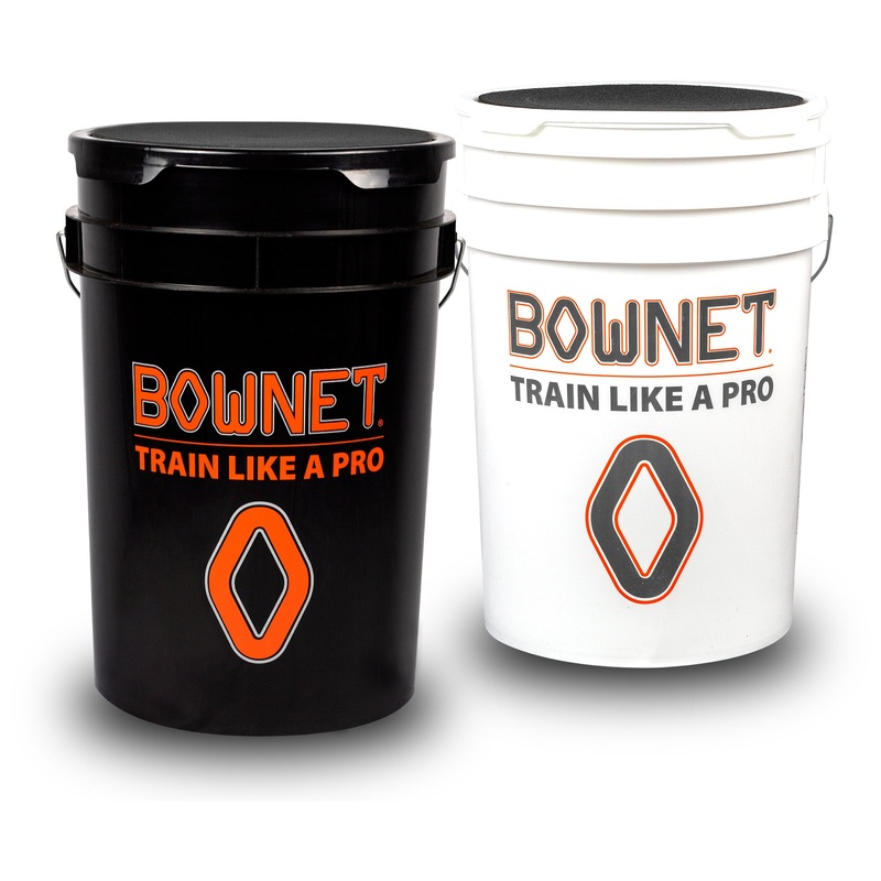 Ball Buckets|White|Black|USA Softball