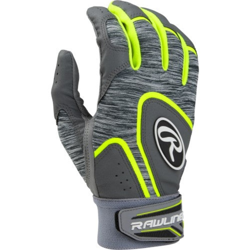 Rawlings (5150GBG) Batting Gloves (pair) – OPTIC YELLOW – ADULT SIZE