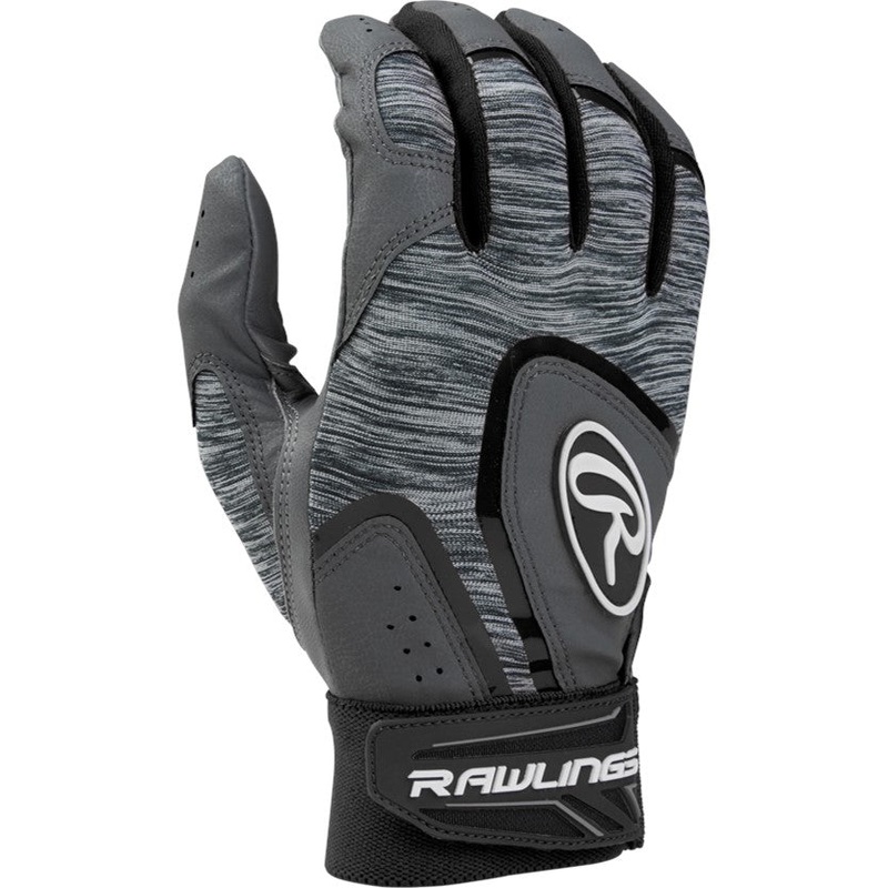 Rawlings (5150GBGY) Batting Gloves (pair) – BLACK – YOUTH SIZE