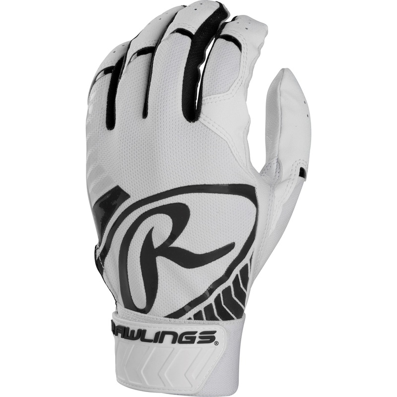 Rawlings (BR51BG) Batting Gloves (pair) – BLACK – ADULT SIZE