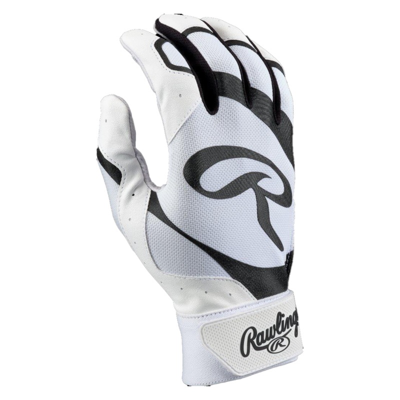 Rawlings (5150IIBG) Batting Gloves (pair) – BLACK – ADULT SIZE