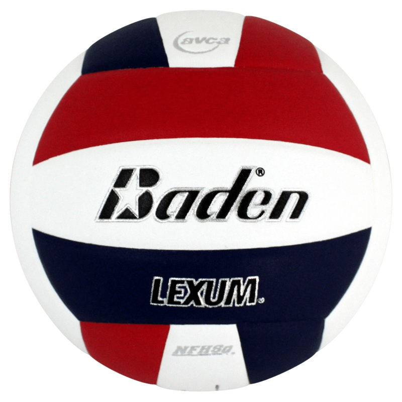 Lexum Microfiber Volleyball|Red/Navy/White|No|Yes