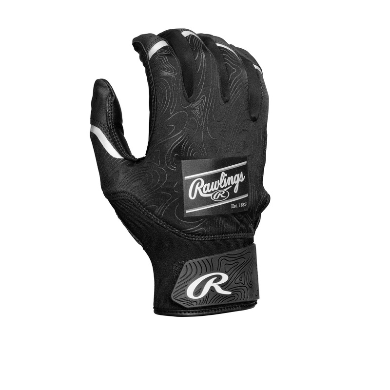 Rawlings (CL25YBG) Batting Gloves (pair) – BLACK –  YOUTH SIZE