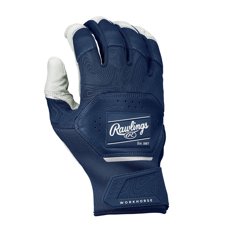 Rawlings (WH25BG) Workhorse Series Batting Gloves (pair) – ADULT SIZE