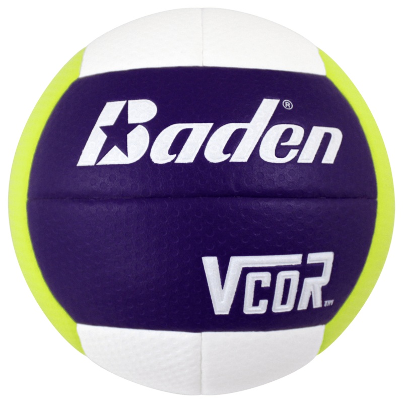 VCOR Microfiber Volleyball|Purple/Optic Yellow/White|Blue/Gray/White