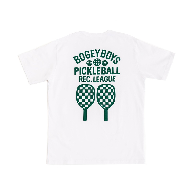 BOGEY BOYS PICKLEBALL TEE – WHITE
