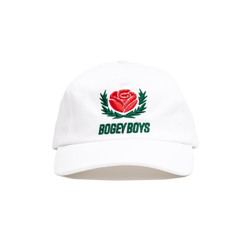 BOGEY BOYS ROSE PICKLEBALL HAT – WHITE