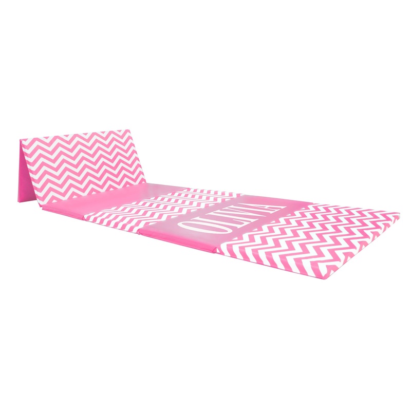 Chevron Zigzag 4′ x 12′ x 1 3/8 Advanced Level Folding Gymnastics Mat