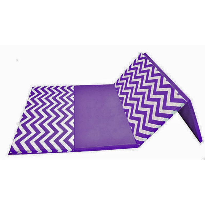 Chevron Zigzag 4′ x 8′ x 1 3/8 Advanced Level Folding Gymnastics Mat