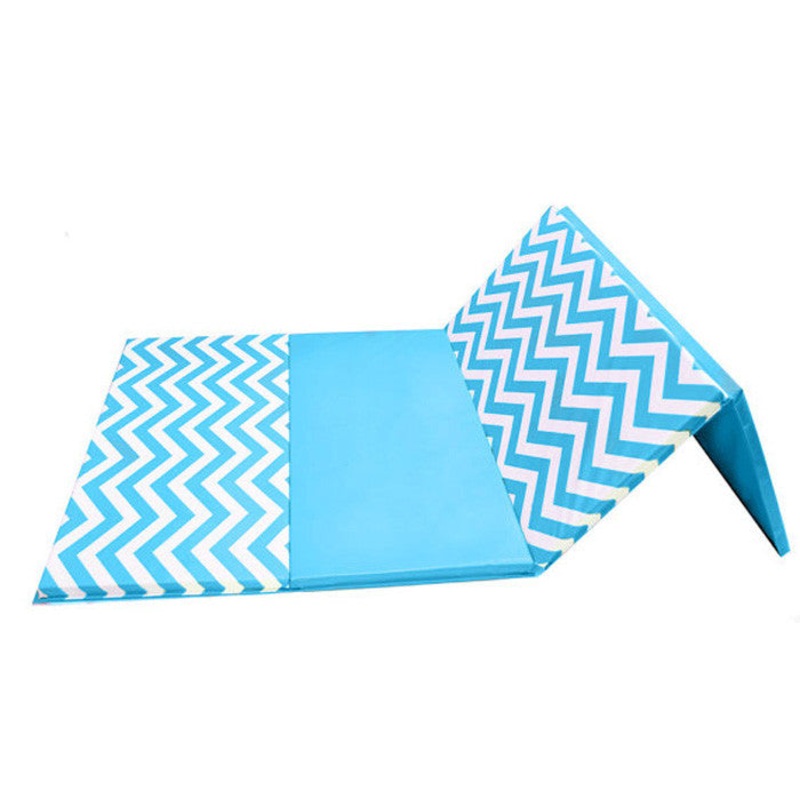 Chevron Zigzag 4′ x 8′ x 2 Intermediate Level Folding Gymnastics Mat