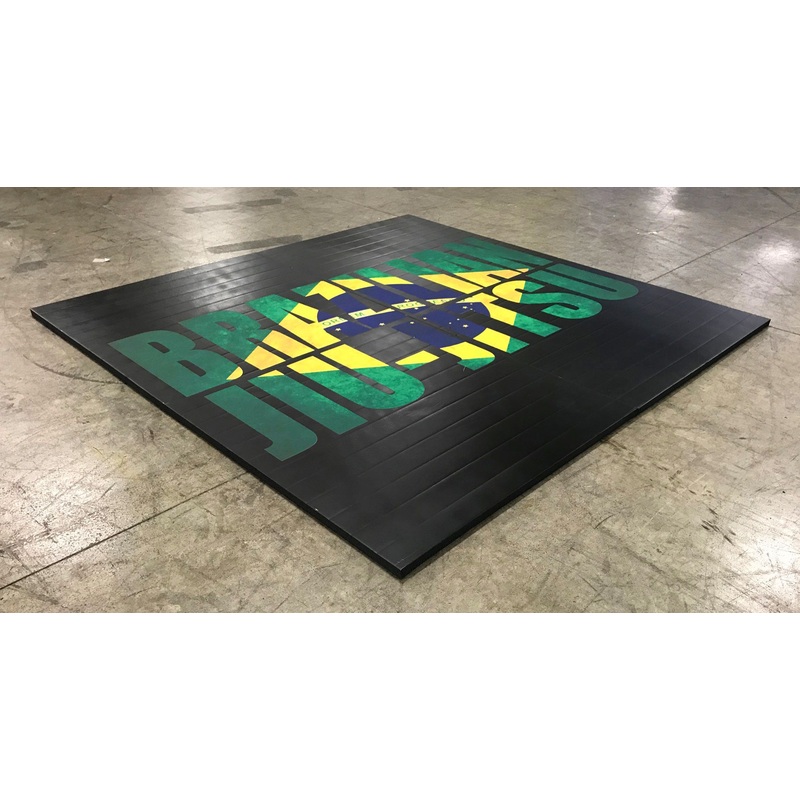 Jiu Jitsu Roll Up Digitally Printed 8′ x 8′ x 1 3/8 Roll-Up Mat