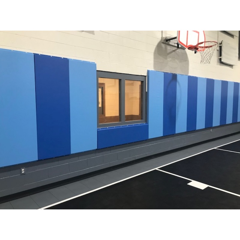 Wood Backed Gym Wall Padding Panels 2′ x 6′