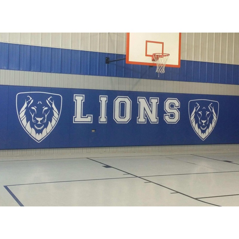 Wood Backed Gym Wall Padding Panels  2′ x 8′