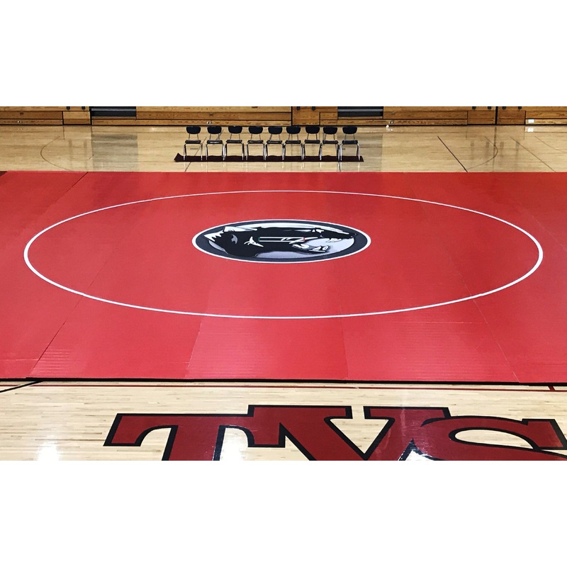 42′ x 42′ x 1 3/8 Roll-Up Wrestling Mat