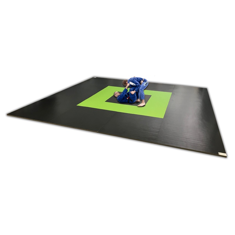 Martial Arts Digitally Printed 20′ x 20′ x 1 3/8 Roll-Up Competition Flooring