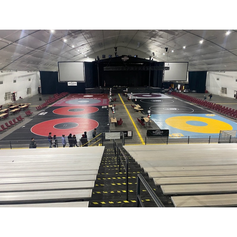 40’x40′ x 1 3/8 Roll-Up Wrestling Mat