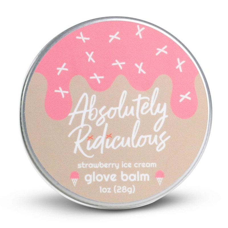 strawberry ice cream scented baseball glove conditioner
