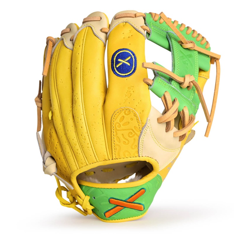banana glove|11.5″|11.75″|12.5″|12.75″|12″|i-web|h-web|Two Piece|Mod Trap|RHT (Right Hand Thrower)|LHT (Left Hand Thrower)