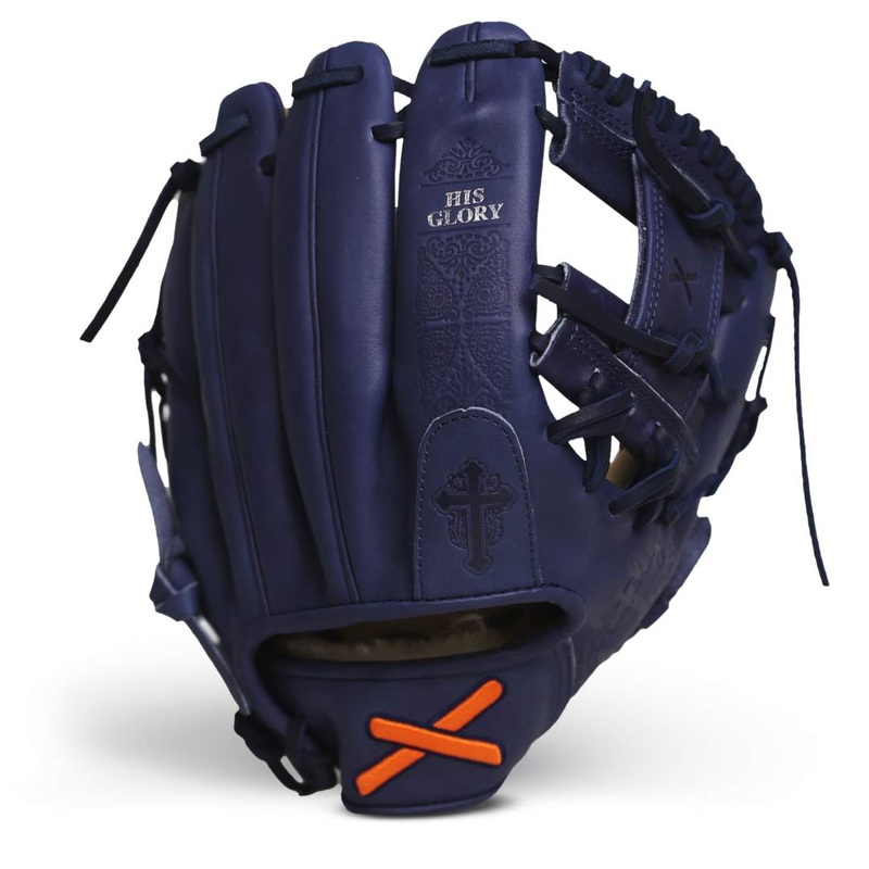 bible glove: navy binding|11.5″|11.75″|12″|12.25″|12.5″|12.75″|i-web|h-web|Two Piece|Mod Trap|RHT (Right Hand Thrower)|LHT (Left Hand Thrower)