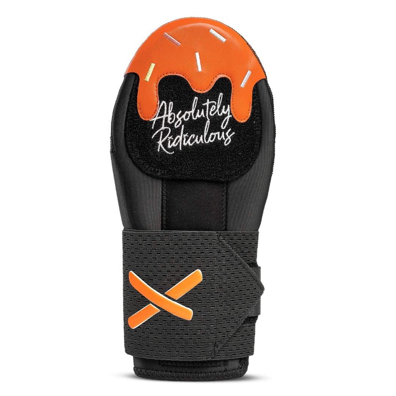 pumpkin spice ice cream sliding mitt