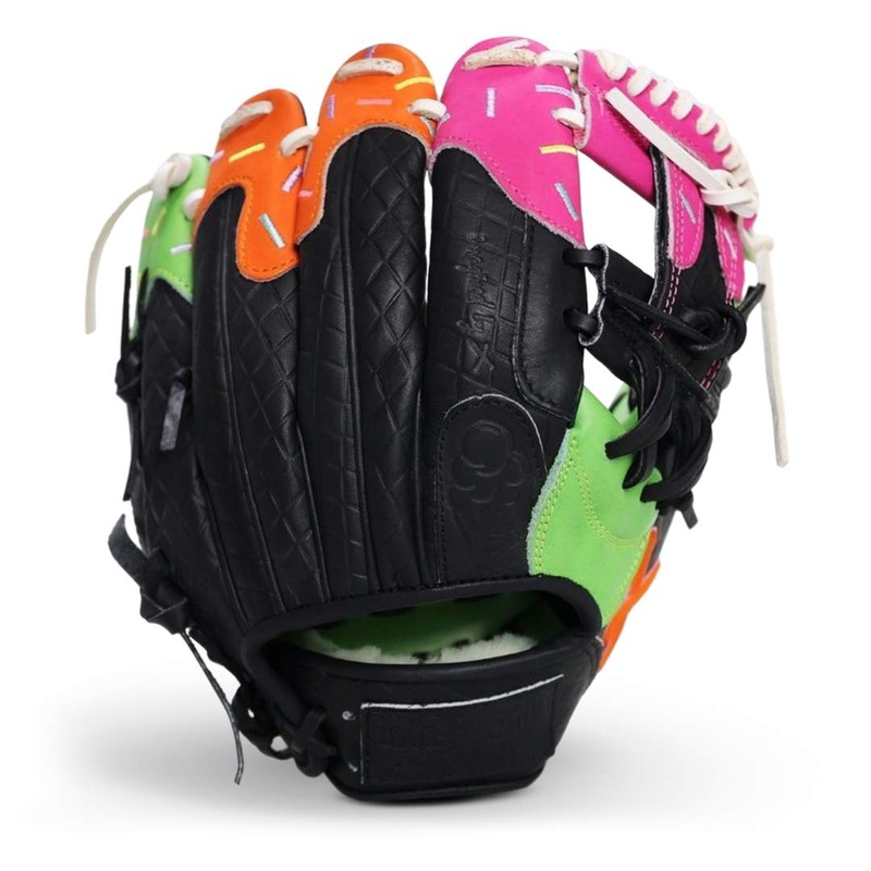 rainbow sherbet blackout|11.5″|11.75″|12″|12.5″|12.75″|i-web|h-web|Two Piece|Mod Trap|RHT (Right Hand Thrower)|LHT (Left Hand Thrower)