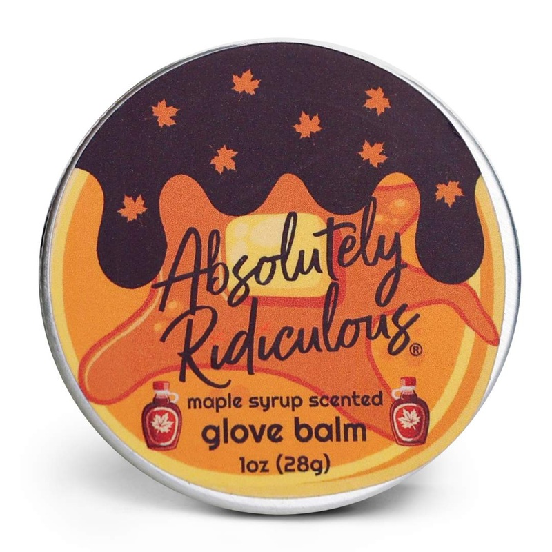 maple syrup baseball scented glove conditioner