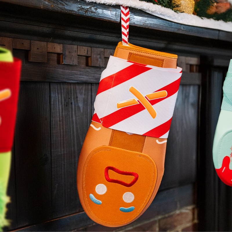 gingerbread man christmas stocking