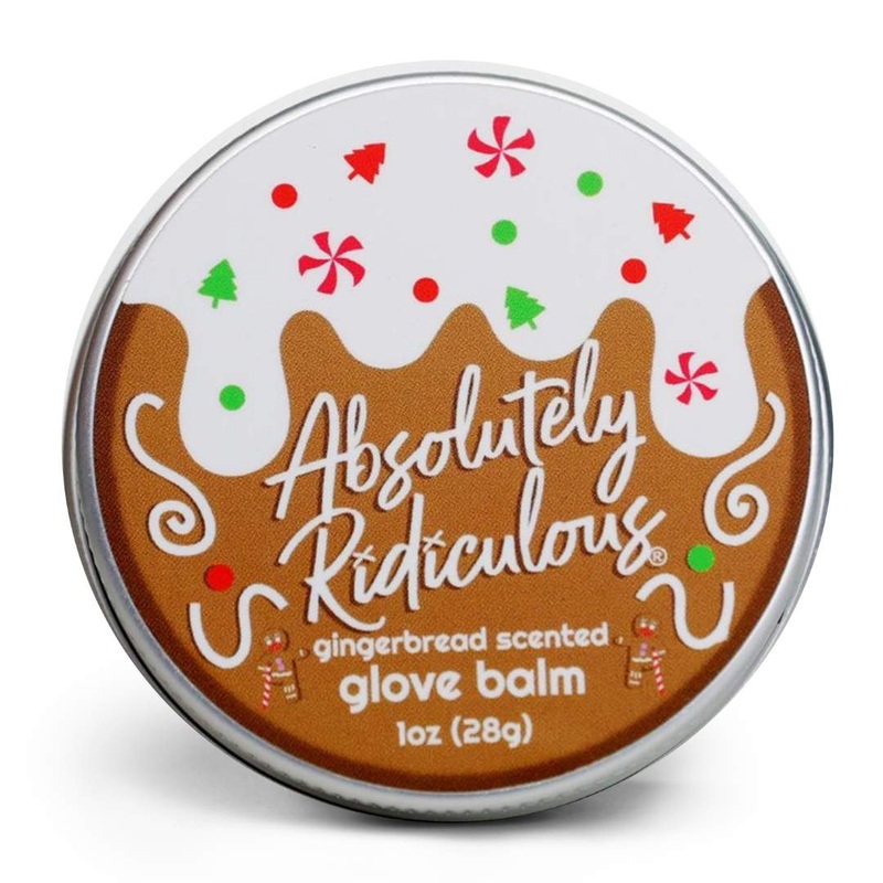 gingerbread man scented baseball glove conditioner
