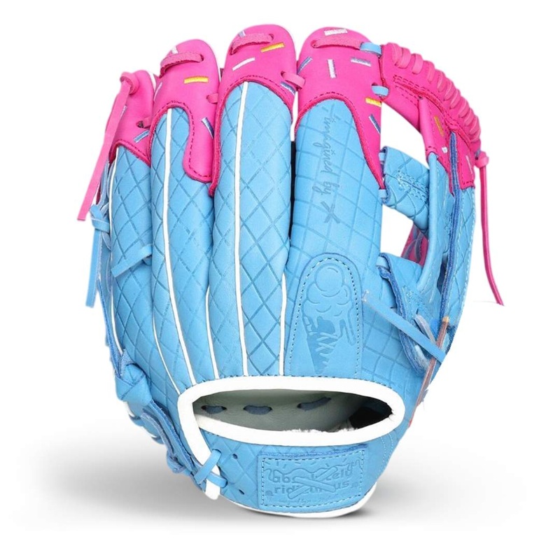 youth softball ice cream glove | cotton candy