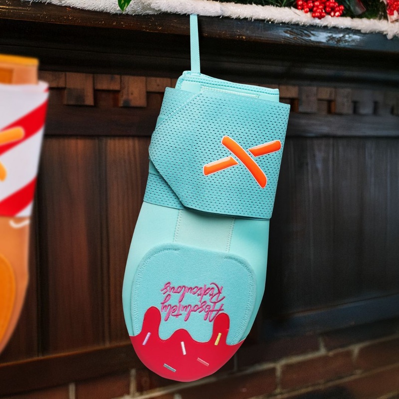 miami ice ice cream christmas stocking