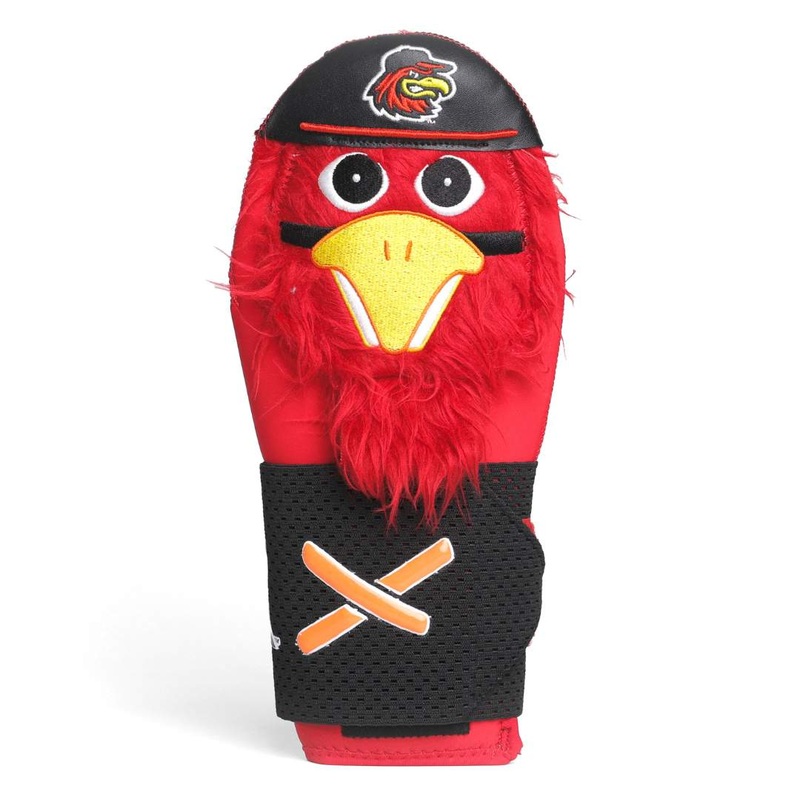 spikes sliding mitt | rochester red wings milb collab