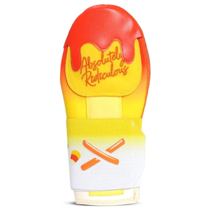 candy corn sliding mitt|Standard|Youth